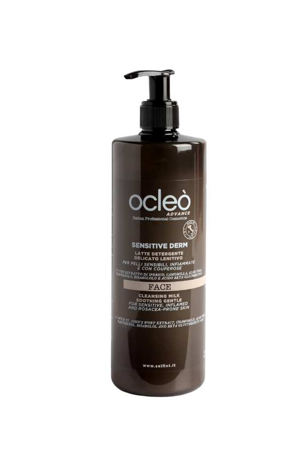 Latte Detergente Lenitivo Astringente SensitiveDerm Ocleo Advance 500 ml