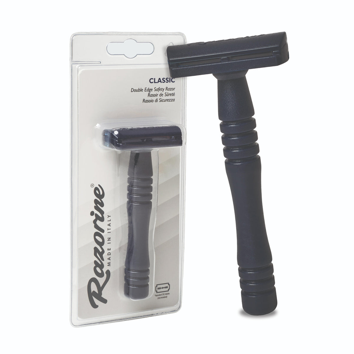 Rasoio Double Edge Closed Comb Classic Blue Night Razorine 21006