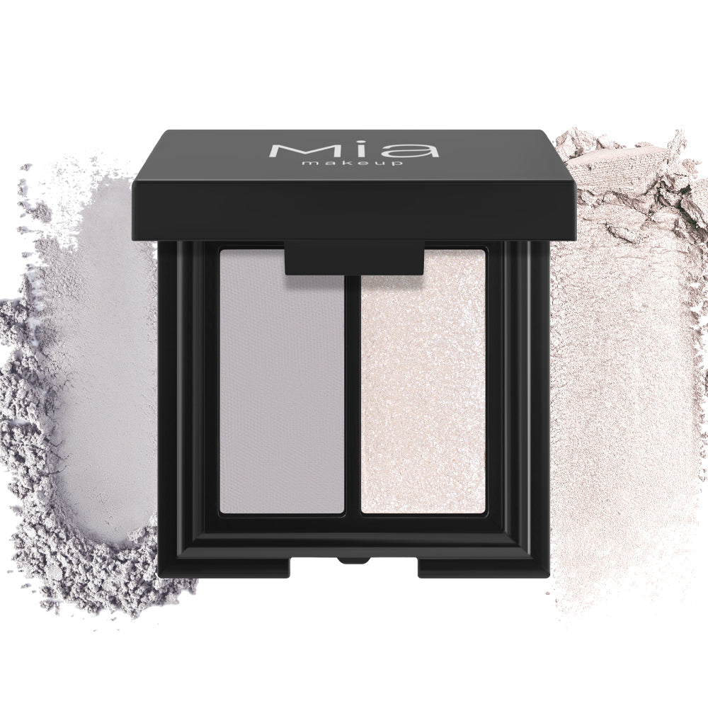 Double Match Eyeshadow Duo Ombretto Matte e Shimmer 01 Mia Makeup 3g