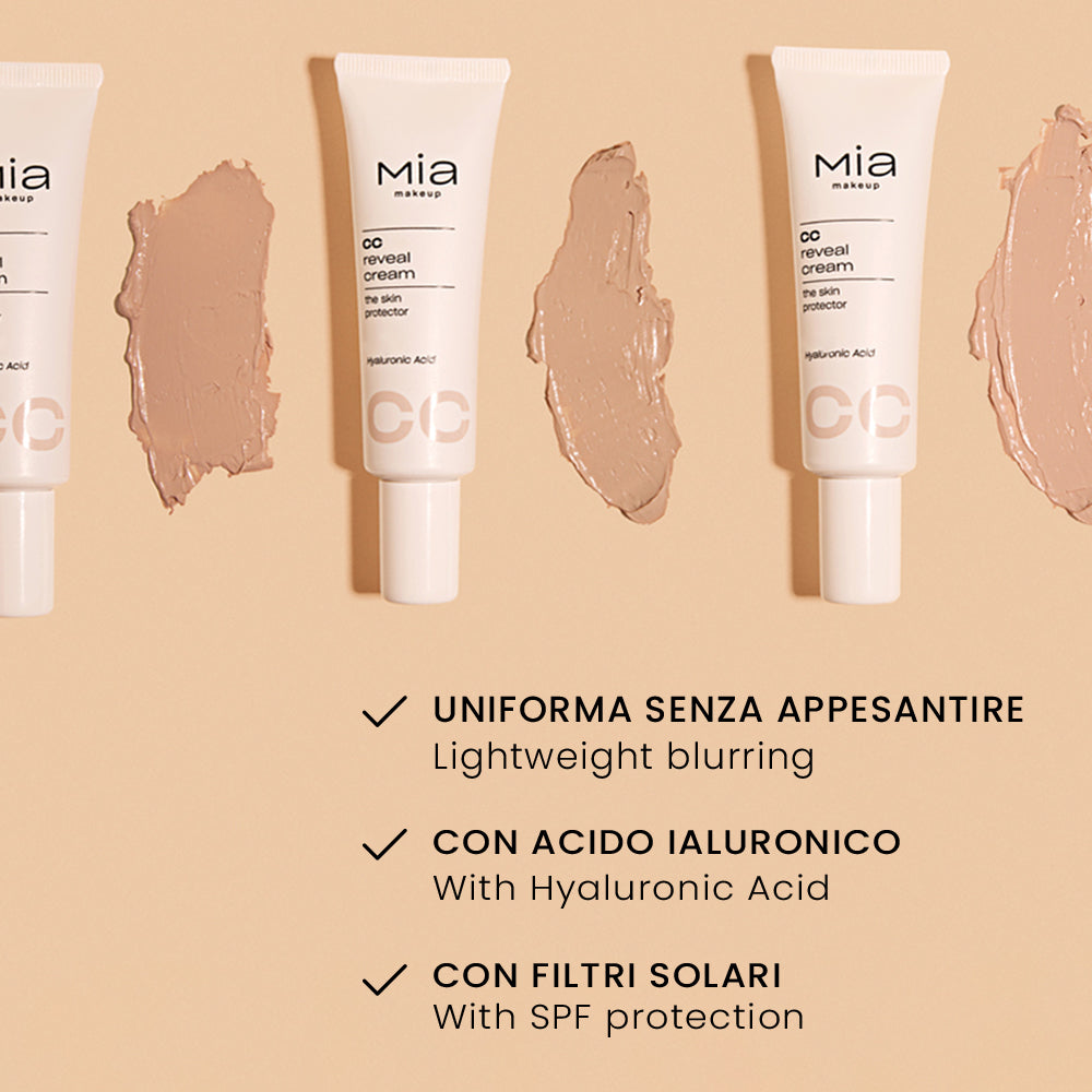 CC Reveal Cream Crema Perfezionatrice SPF20 Medium 02 Mia Makeup 30ml
