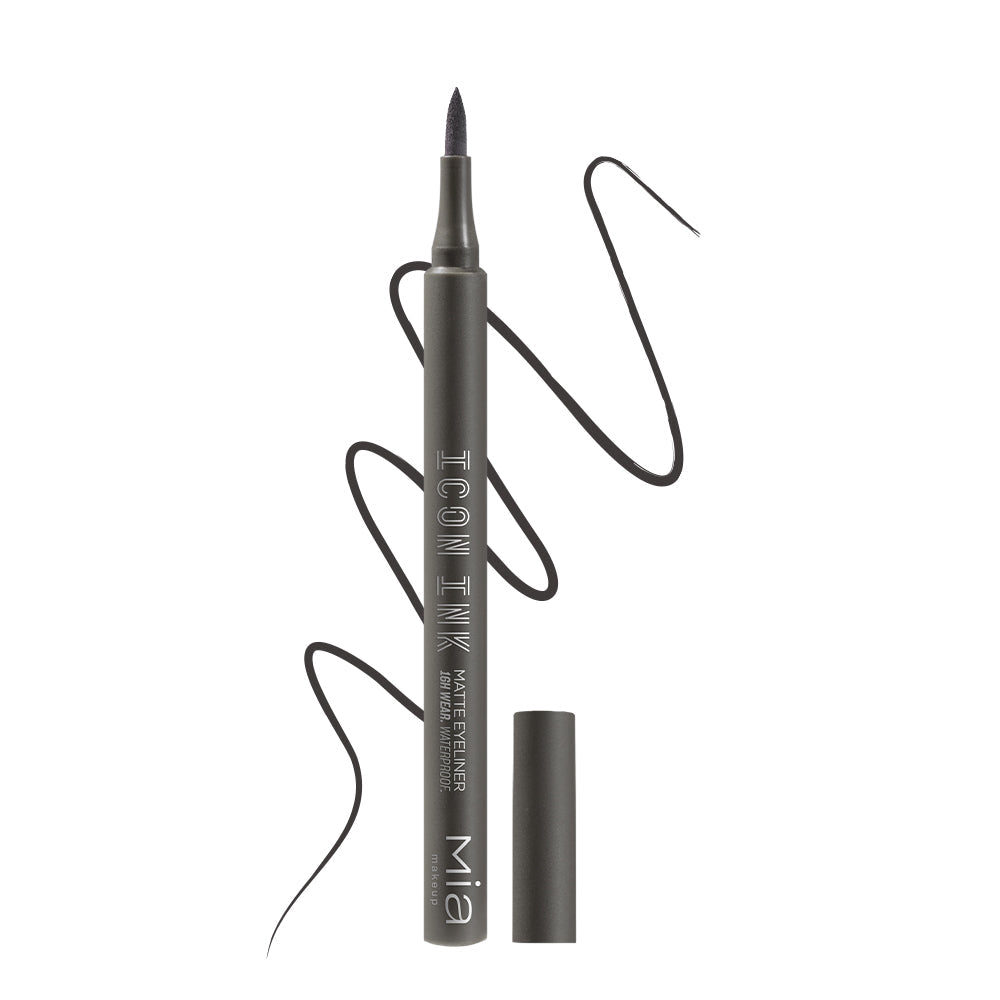 Icon Ink Eyeliner in Penna Waterproof 02 Charcoal Mia Makeup