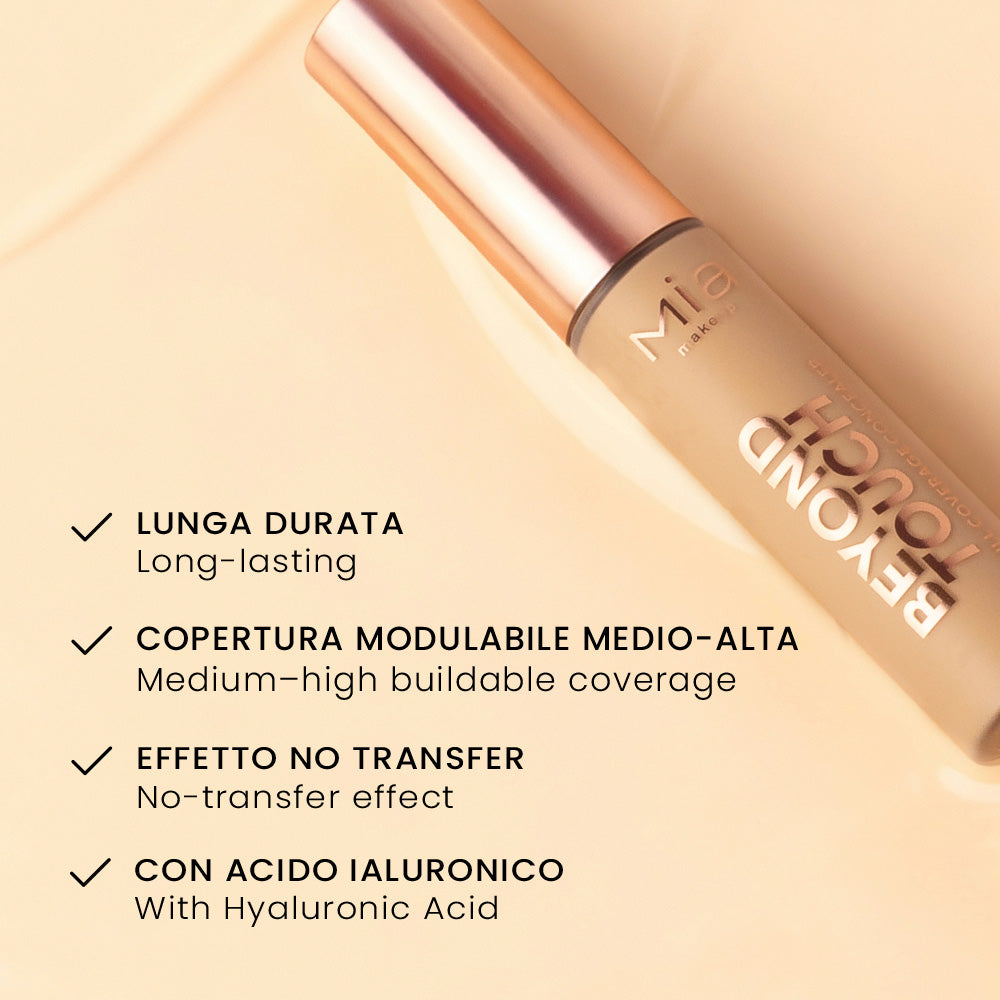 Beyond Touch Concealer Correttore Fluido Peach Mia Makeup