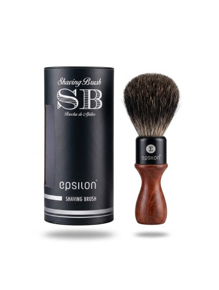 Pennello da Barba in Tasso Manico African Blackwood Epsilon