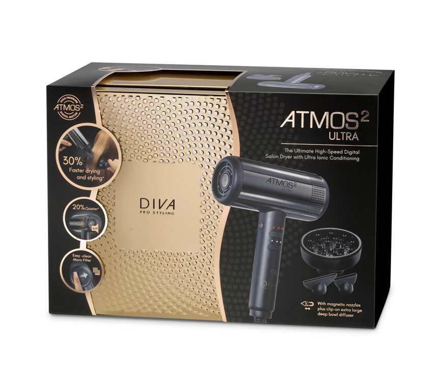 Phon Professionale per Capelli Ultra II Diva/Atmos2 005E