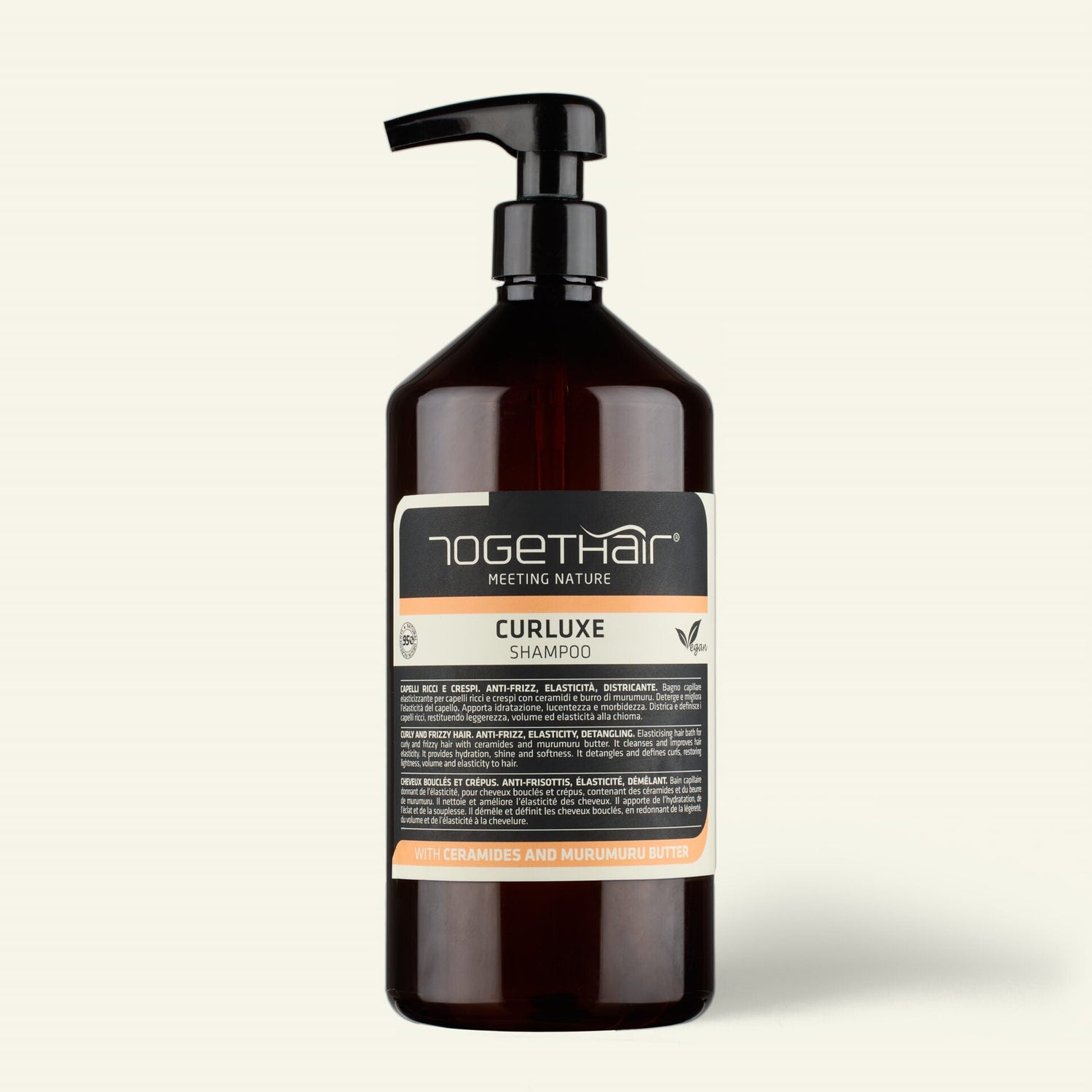 Shampoo capelli ricci Curluxe Vegan Togethair 1000 ml