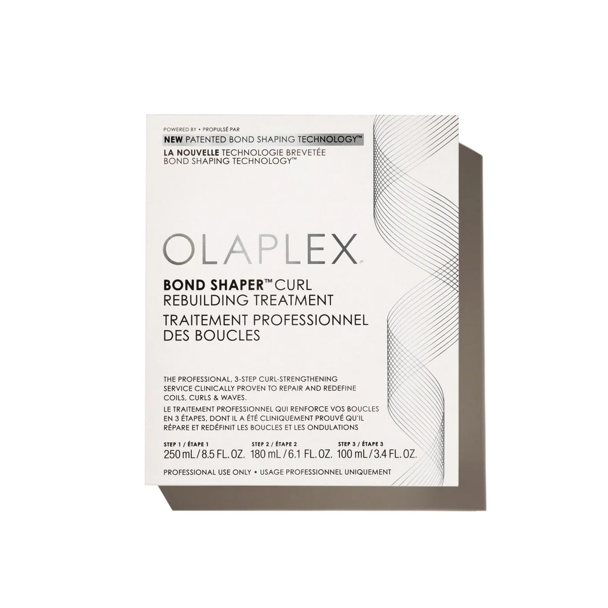 Olaplex Bond Shaper Curl Rebuilding Treatment Step 1/2/3