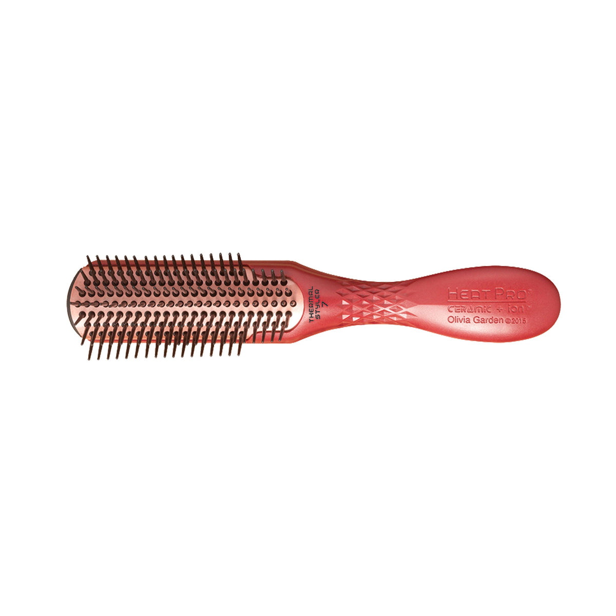 Spazzola per capelli Olivia Garden Thermal Styler 7 file spilli neri