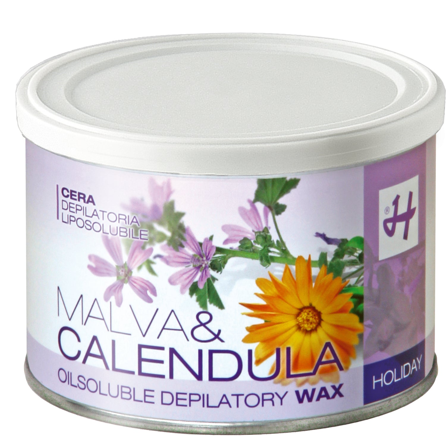 Cera epilazione liposolubile Malva e Calendula Holiday vaso 400 ml