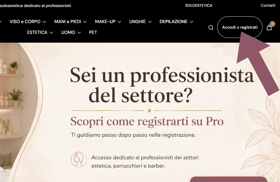 Accedi o registrati