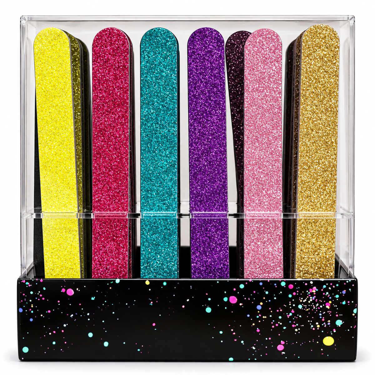 Lime per unghie Nail Files Glitter expo 24 pz