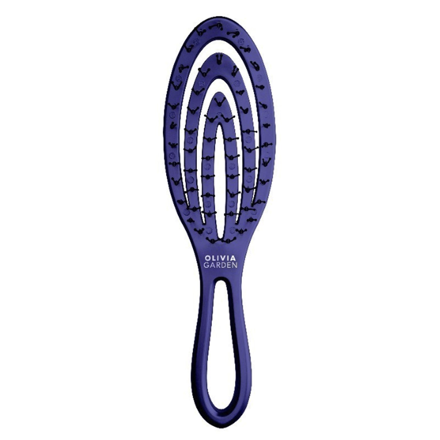 Spazzola Ovale Piccola Holiday Frozen Olivia Garden Blu Metal
