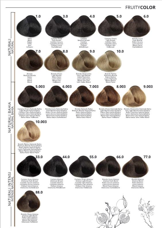 Tintura per Capelli Fruity Color 88.0 TuttoColors Puring 100 ml.
