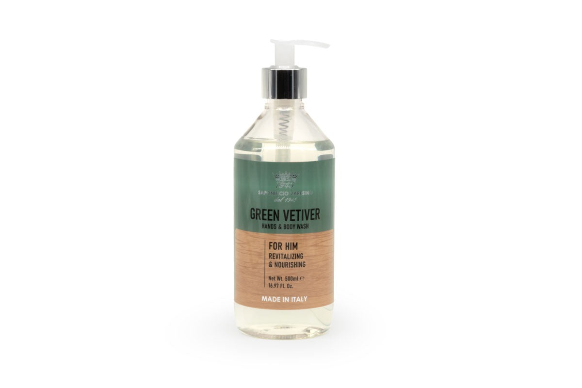 Hand e body Wash Green Vetiver Sap. Varesino 500 ml