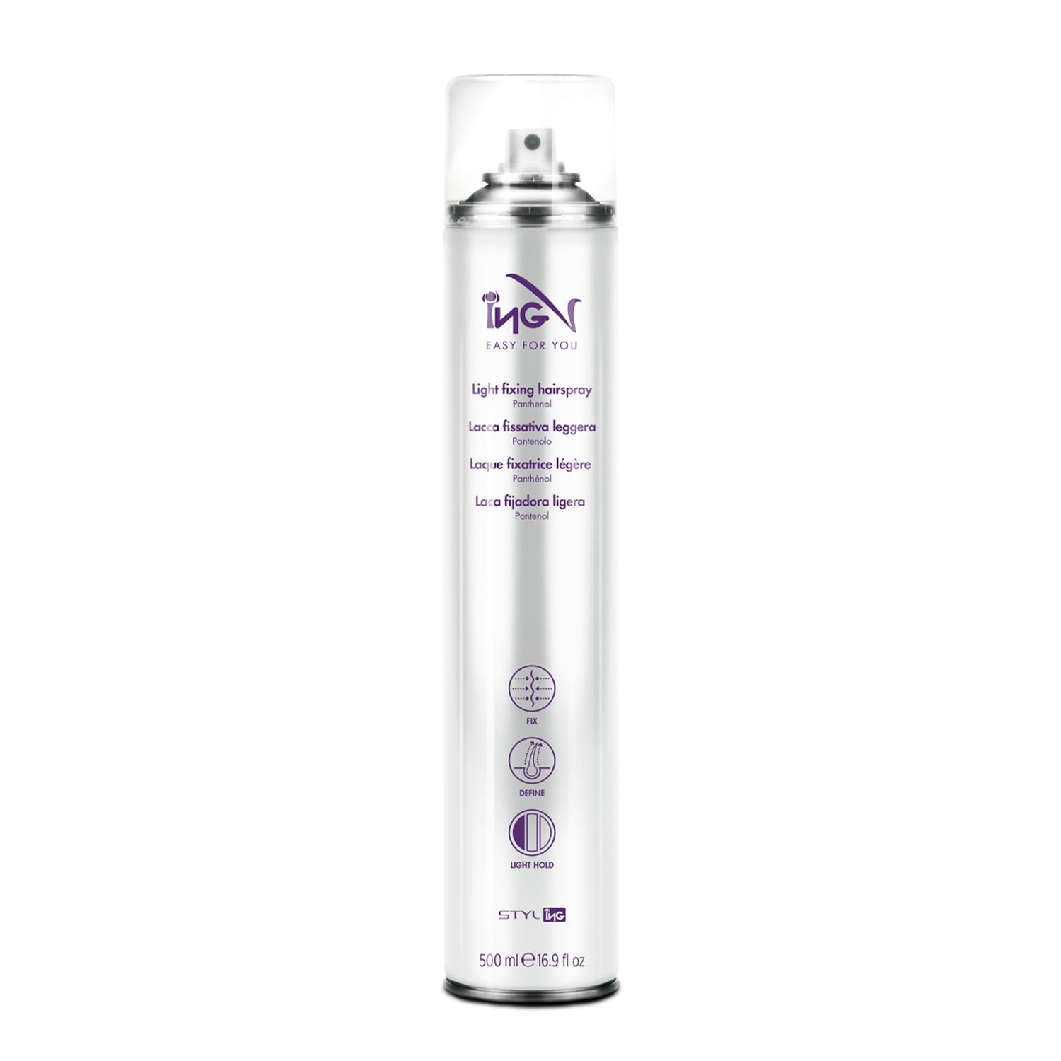 Lacca Fissativa Leggera con pantenolo 500 ml ING