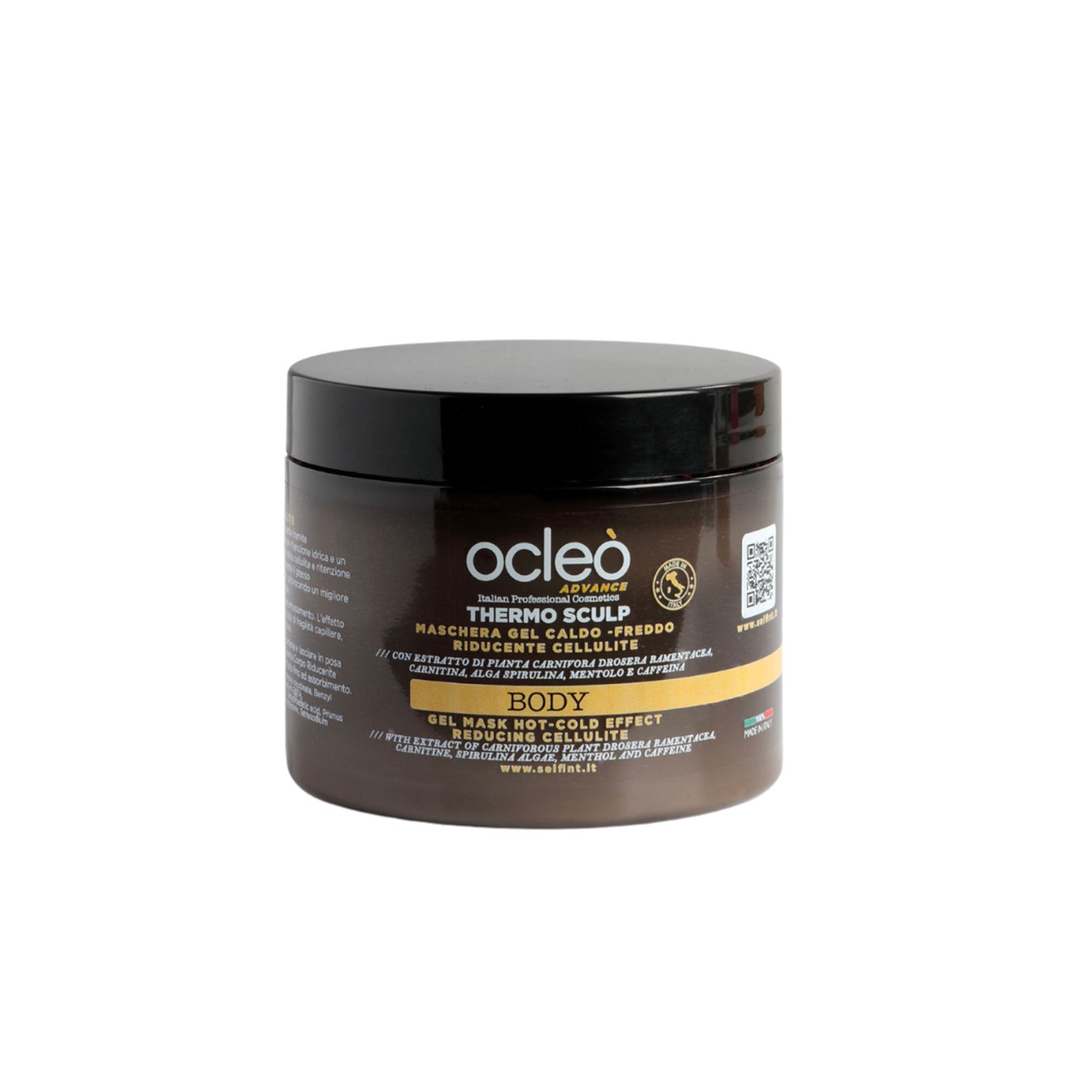 Maschera Gel Caldo Freddo Therm Sculp Riducen Cellulite Ocleo Adv 500 ml