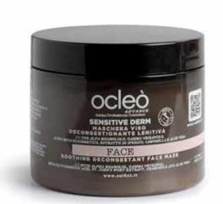 Maschera Decongestionante Lenitiva Sensitive Derm Ocleo Advance 500 ml