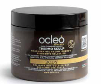 Maschera Gel Caldo Freddo Therm Sculp Riducen Cellulite Ocleo Adv 500 ml