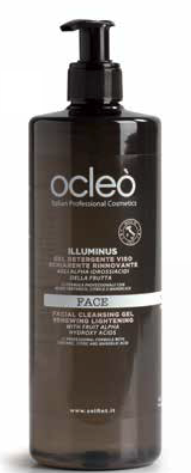 Gel Detergente Schiarente Rinnovante Illuminus Ocleo ADV 500 ml