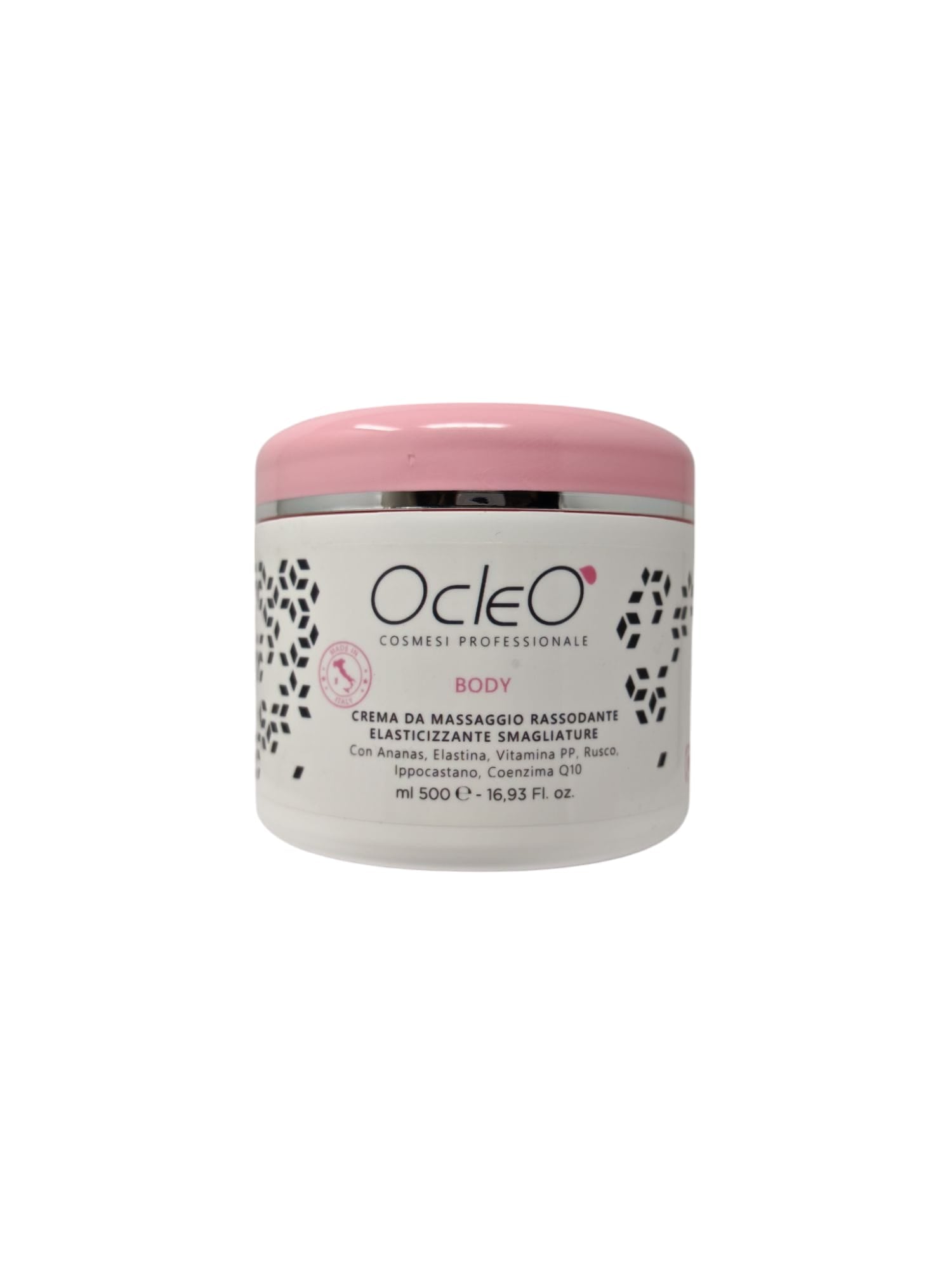 Crema Rassodante Elasticizzante Smagliature Ocleo 500 ml