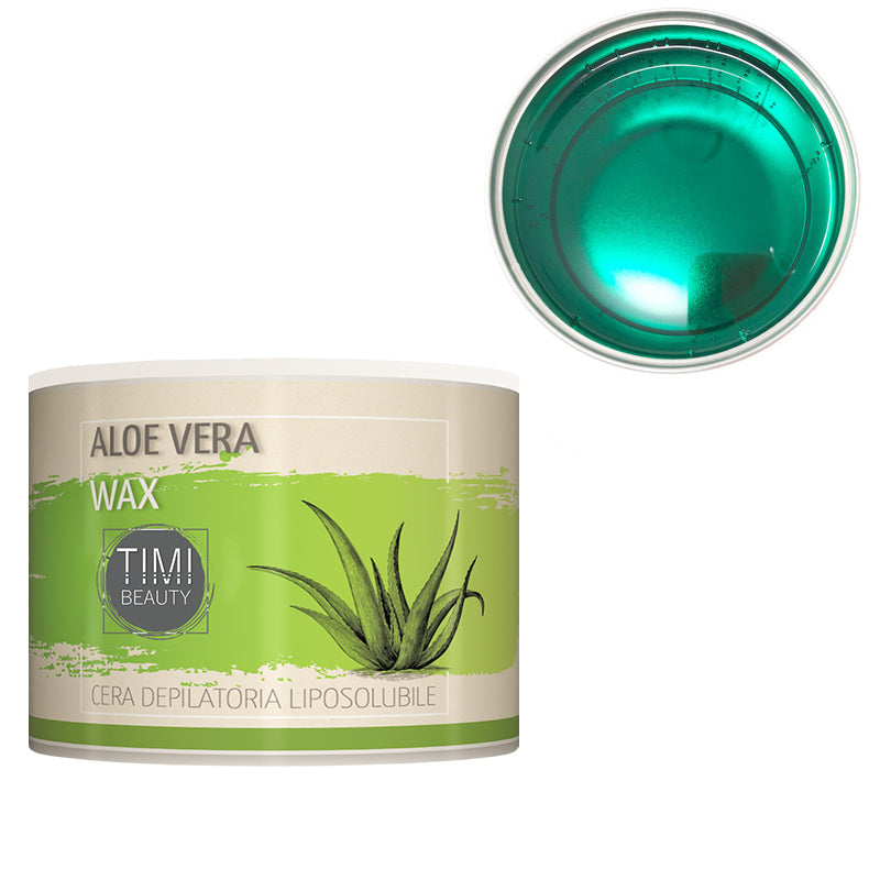 Cera epilazione liposolubile Aloe Vera Wax vaso 400 ml