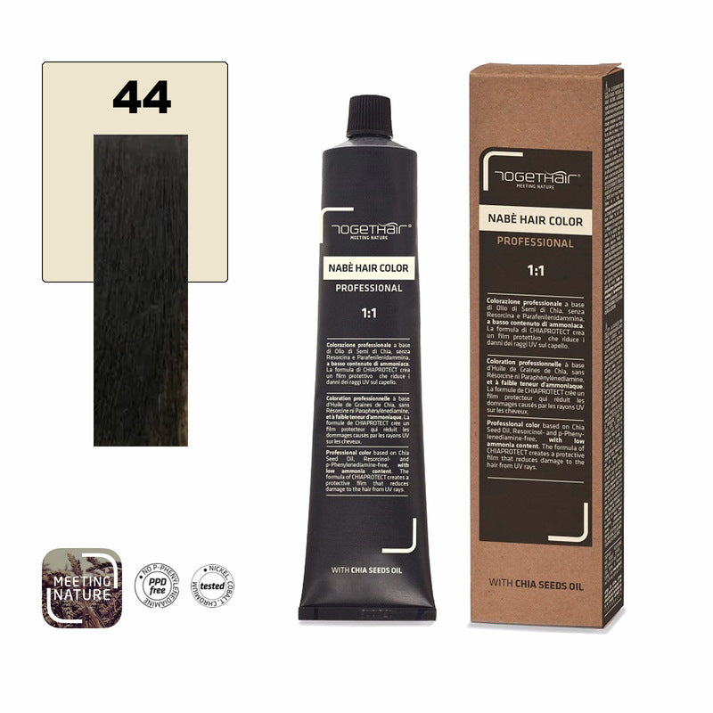Nabe’ Hair Color Vegan nr. 44 Castano Intenso Togethair 100 ml