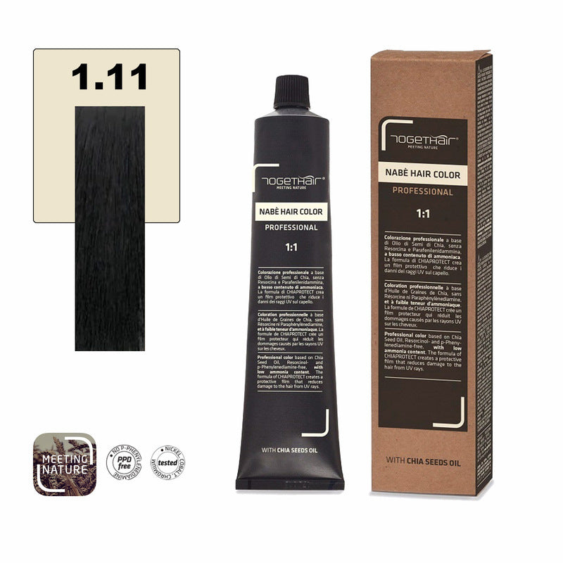 Nabe’ Hair Color nr. 1.11 Nero Blu Togethair 100 ml