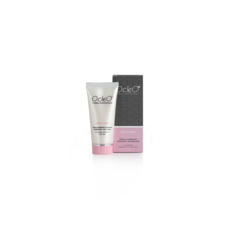 Crema Viso Illuminante Schiarente Antimacchia Ocleo 50 ml