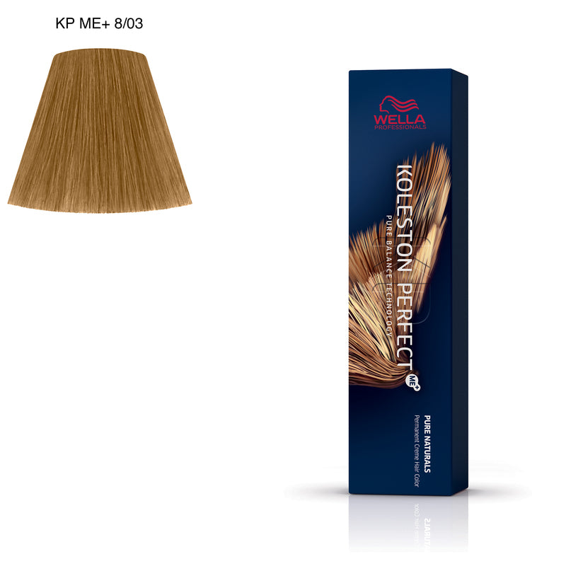 Tintura per capelli Koleston Perfect ME+ 8/03 60ml Wella