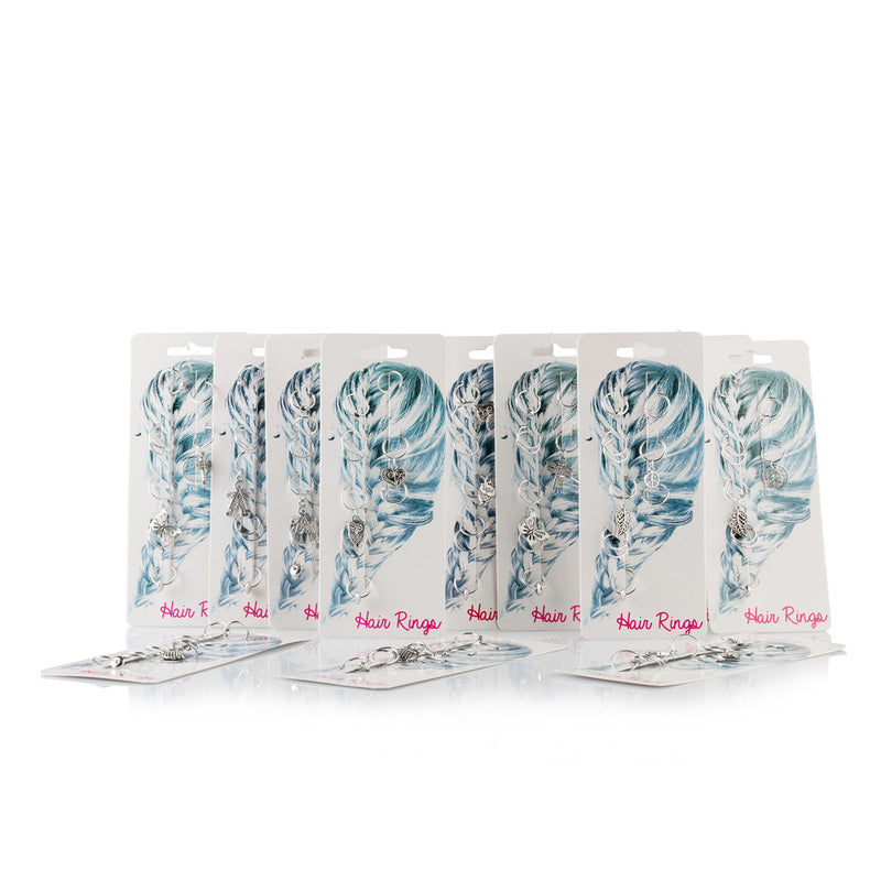 Hair Ring Piercing per Capelli conf. 10 pz