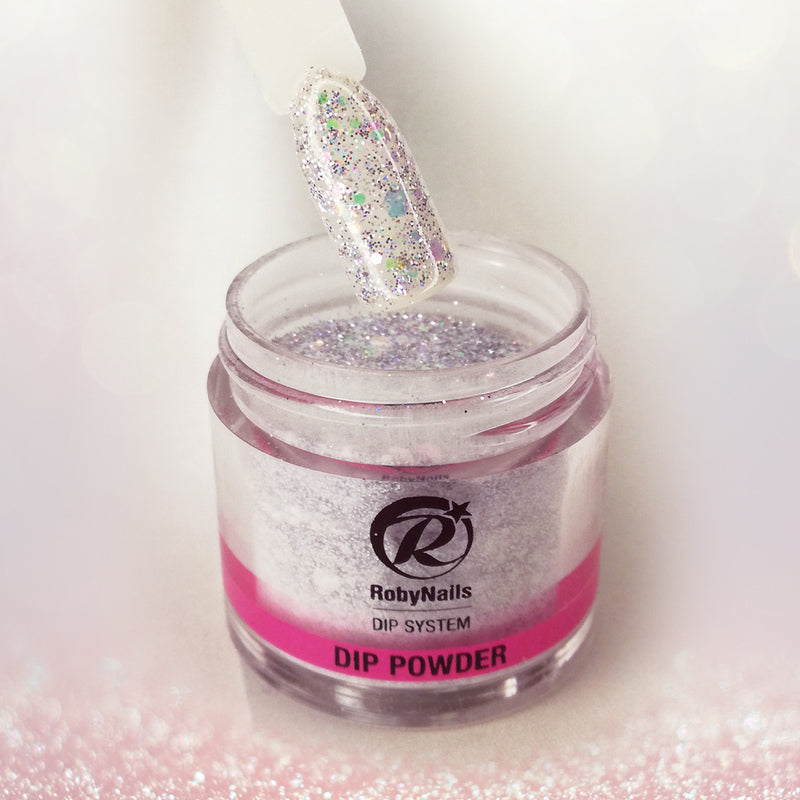 Dip System Powder Holo Silver 150 Roby 20 gr.