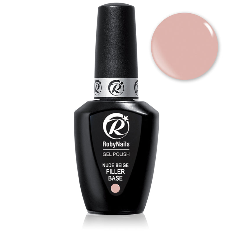 Gel Polish Filler Base Nude Beige Roby Nails 8 ml