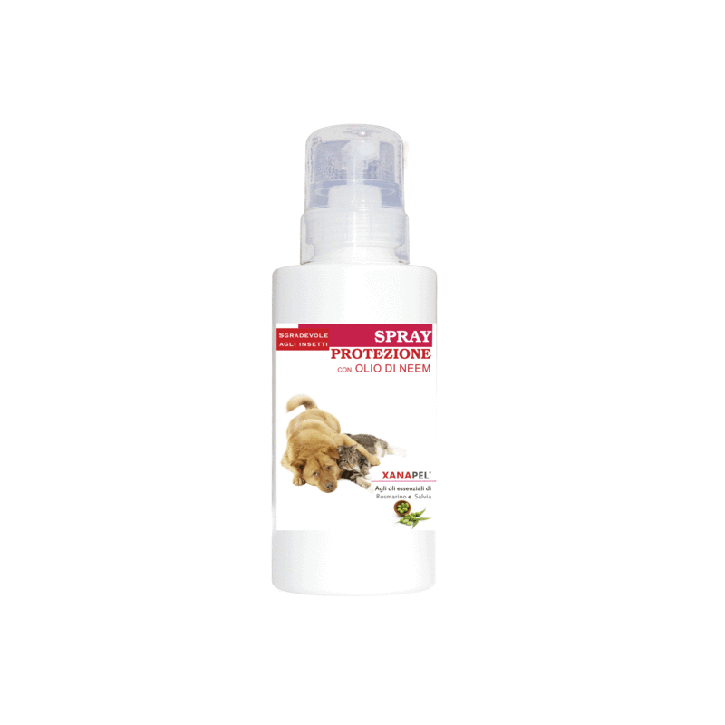 Lozione spray Protezione insetti per Cani Xanapel 150 ml