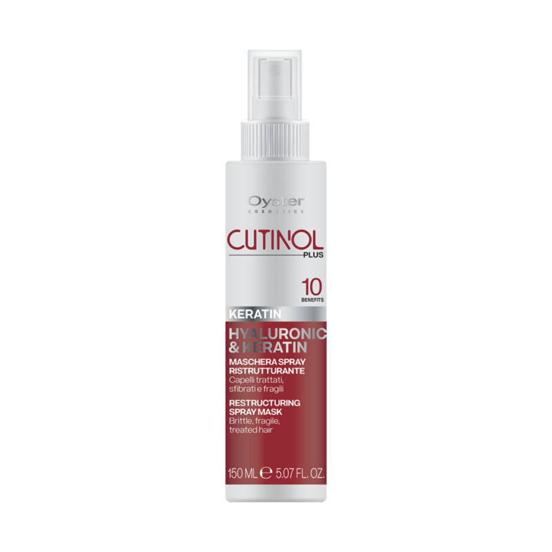 Maschera 10 in 1 Spray Ristrutturante Keratin Cutinol Plus 150 ml Oyster