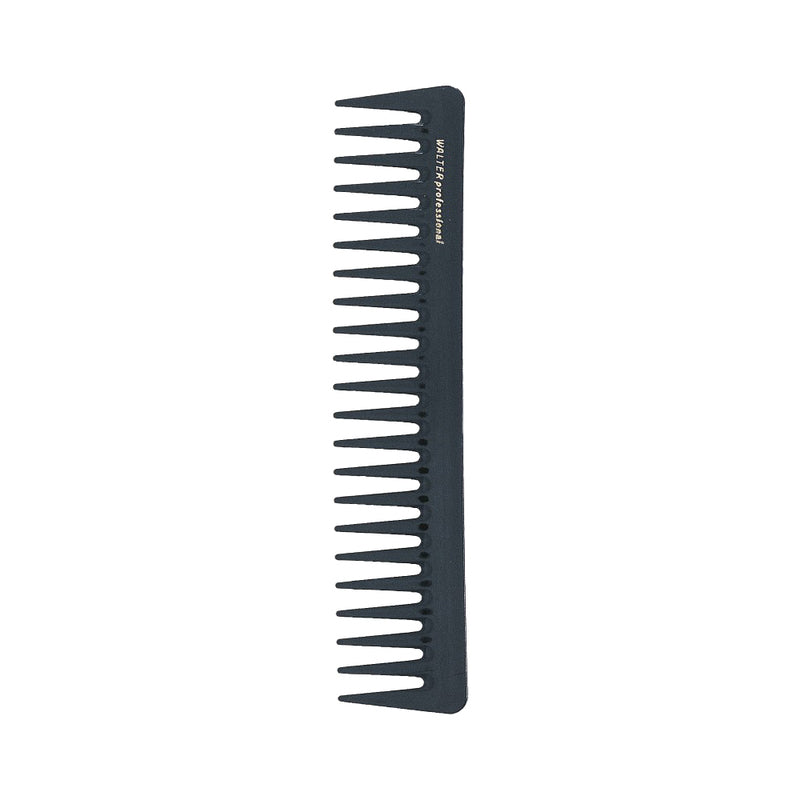Pettine Dritto denti Radi Nero 140725 Walter