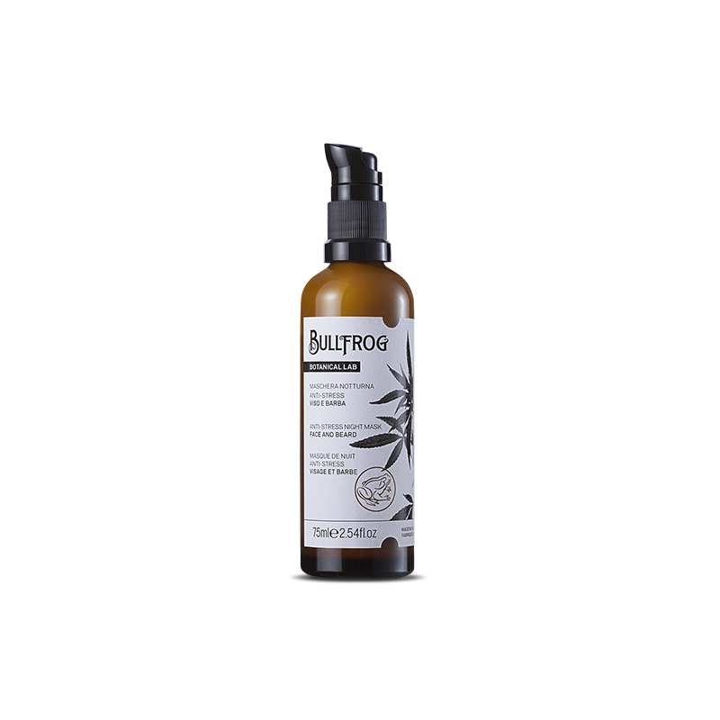 Maschera Notturna Anti-Stress Viso e Barba Bullfrog 75 ml