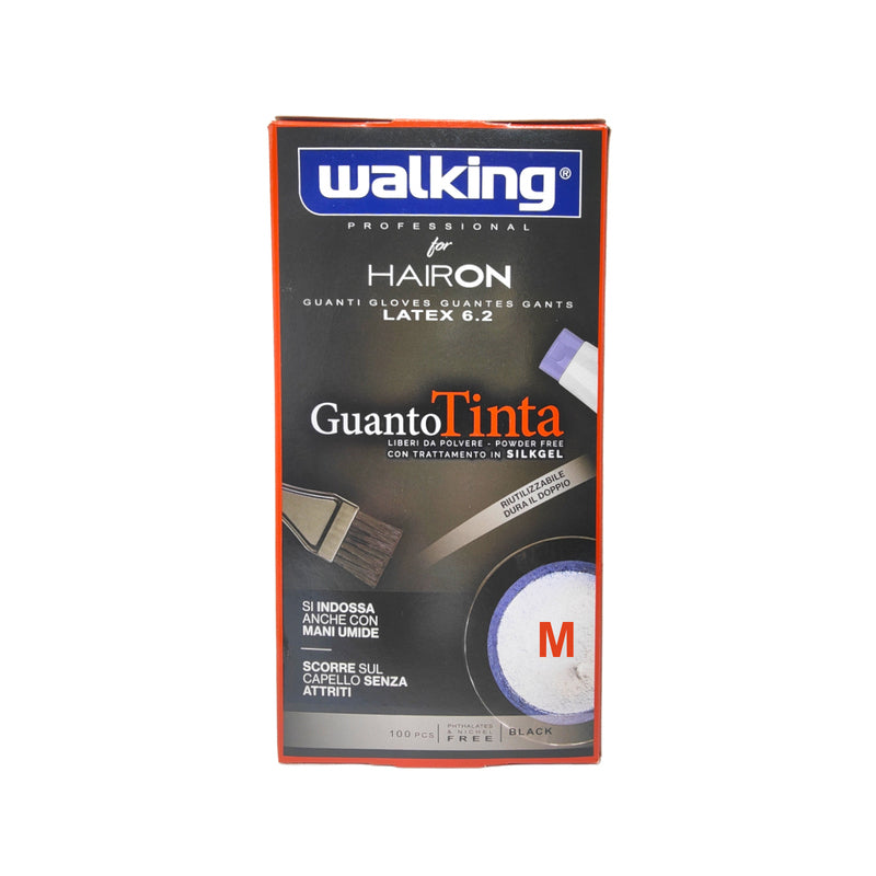 Guanti Tinta Lattice Senza Polvere Walking Media 100 pz