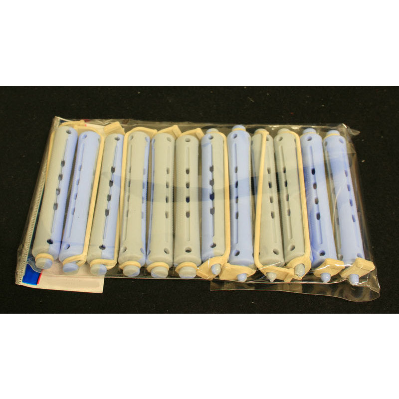 Bigodi permanente bicolore grigio/azzurro lungo conf. 12 pz 4500739