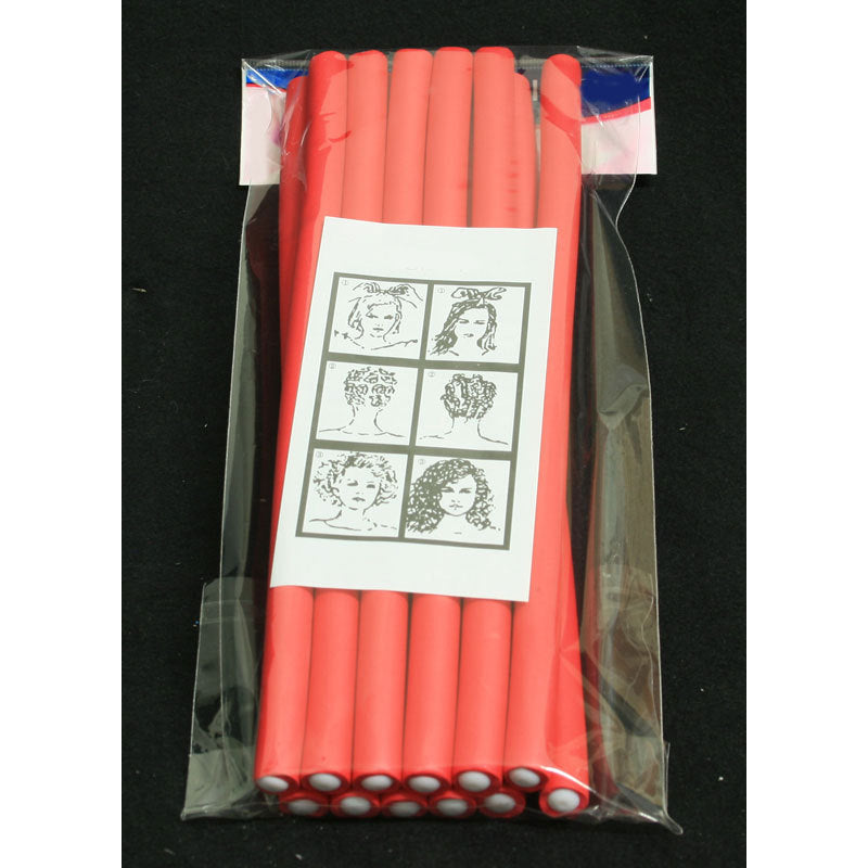 Bigodino Super Flex Rosso Lungo 18 cm diam. 13 mm conf. 12 pz