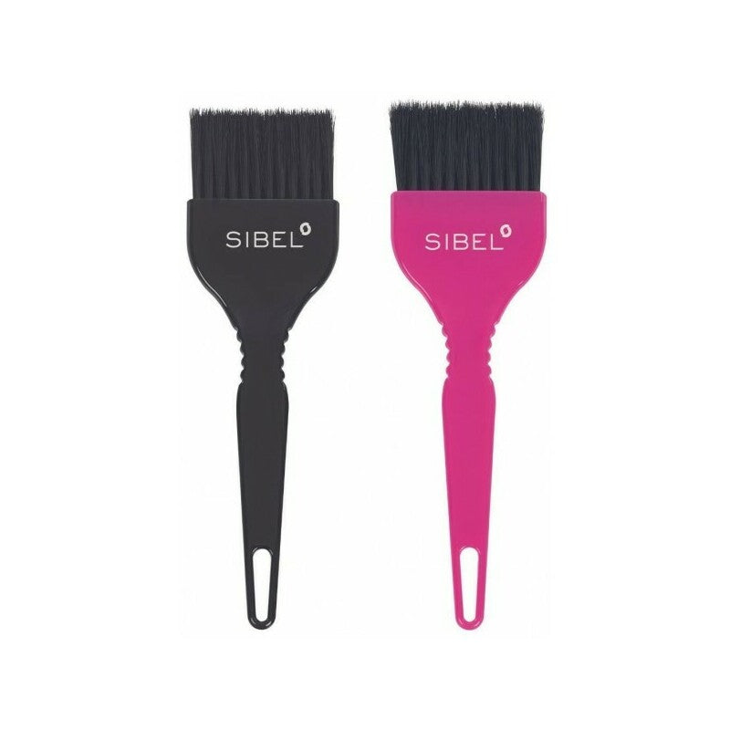 Set 2 pennelli tintura Painter  1 nero 1 rosa mis. 18,5 x 5,5 x 0,8 cm