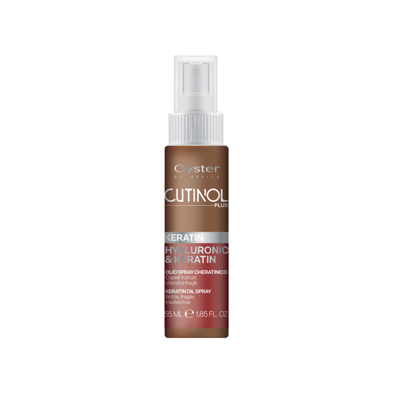 Olio spray Keratin capelli trattati Cutinol Plus Oil 55 ml Oyster