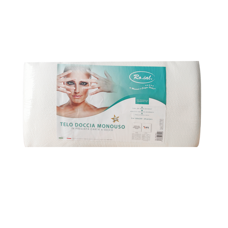 Telo Doccia Carta Secco Goffrata 100x200 ASC452 1 pc 20 Pz