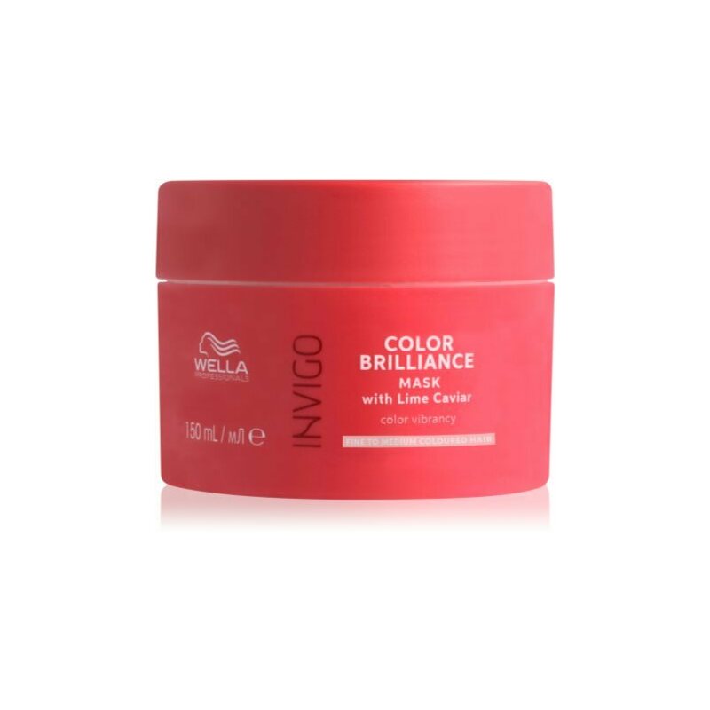 Maschera Invigo Color Brilliance Invigo capelli Fini Medi Wella 150 ml