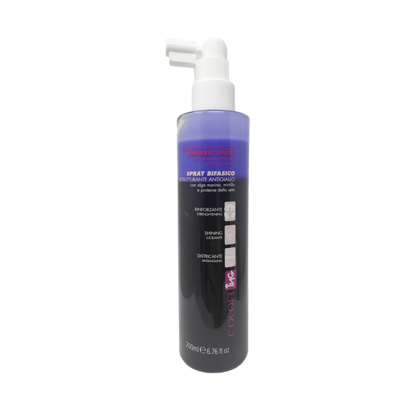 Spray Bifasico Ristrutturante Antigiallo 200 ml Ing
