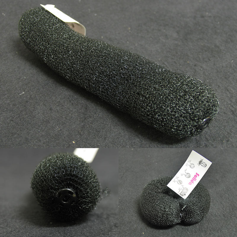 Ripieno per acconciatura corto nero 18 cm 100964