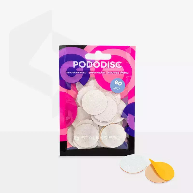 PodoDisc Sottili PDF-25 80w 25 mm L Grana 80 50 pz Staleks Pro