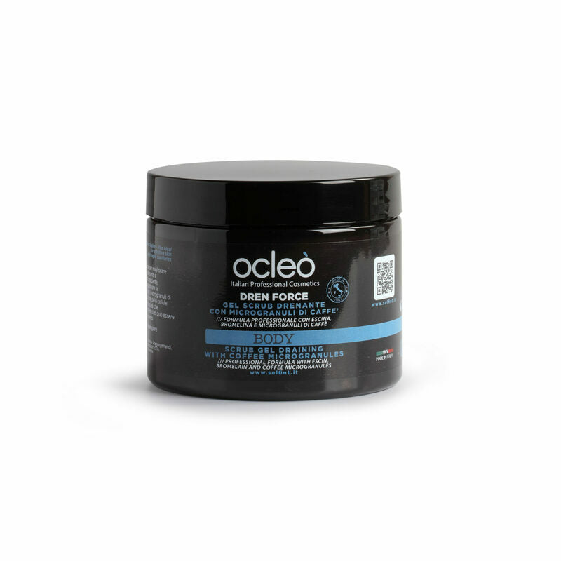 Gel Scrub Drenante Microgranuli Caffe Dren Force Ocleo 500 ml