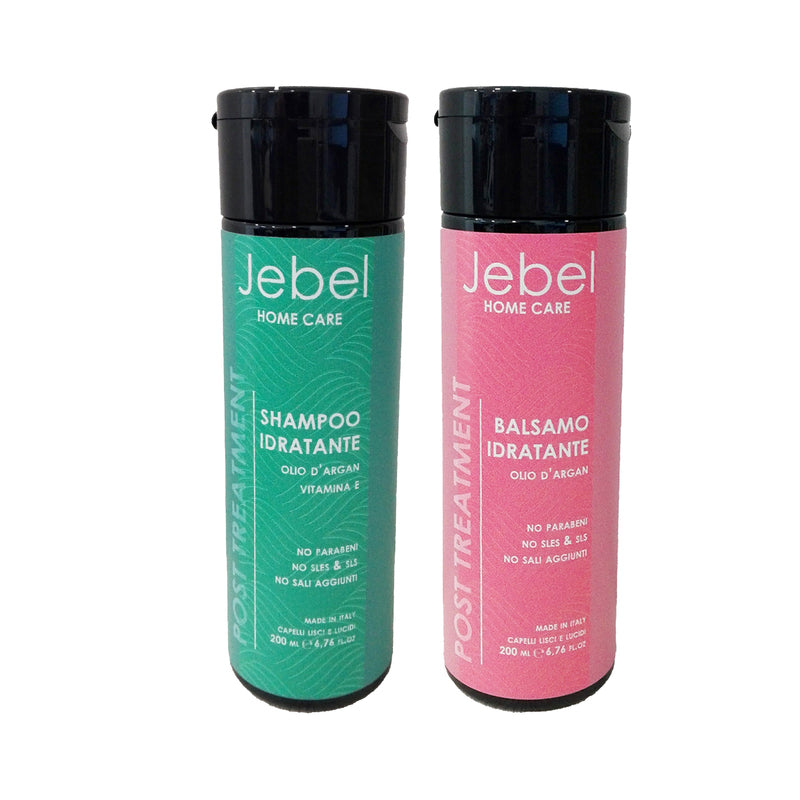 Kit Home Care Post Keratina Shampoo + Balsamo 200 ml Jebel