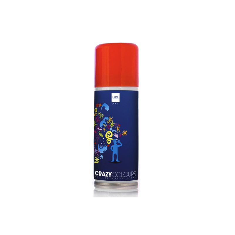 Lacca per Capelli colorata Rosso Spray Labor 125 ml