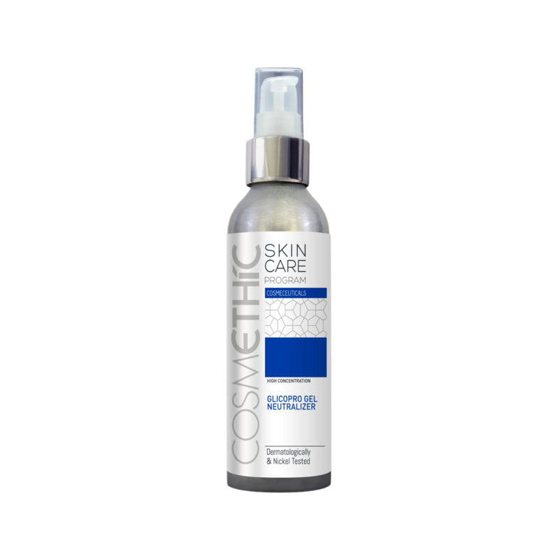 Glicopro Gel Neutralizer Skin Care Program Cosmethic 150 ml.