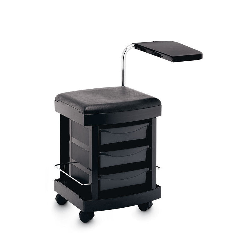 Sgabello con ruote Mani Master art 109 nero